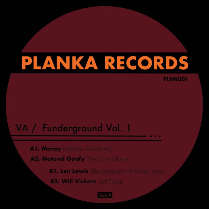 ( PLNK 001 ) VARIOUS ARTISTS - Funderground EP ( 12" ) Planka Records