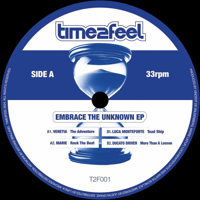 ( T2F 001 ) VENETIA / MARIE / LUCA MONTEFORTE / DUCATO DRIVER Embrace The Unknown EP (12") Time2Feel Italy