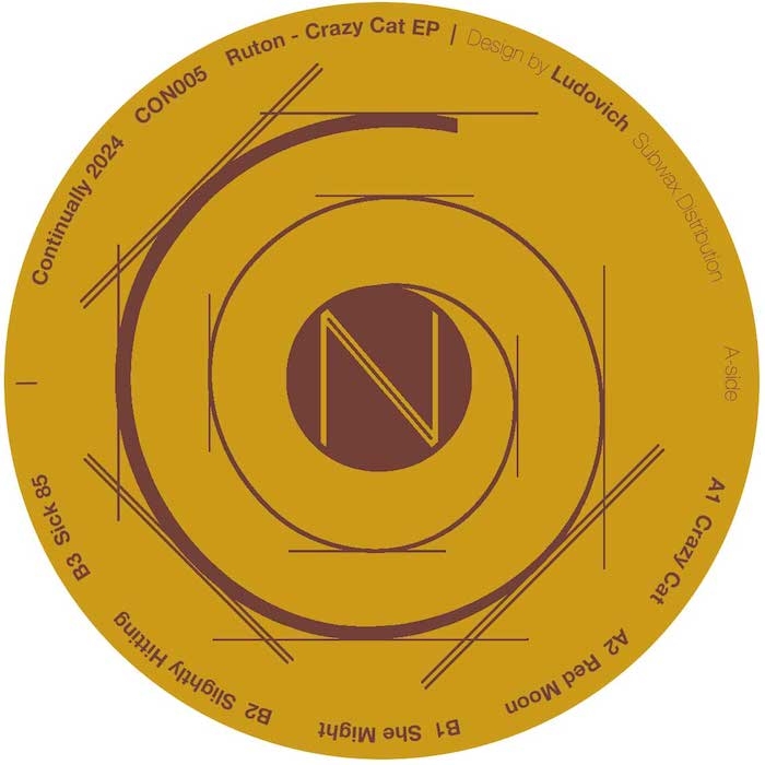 ( CON 005 ) RUTON - Crazy Cat EP ( 12" ) Continually