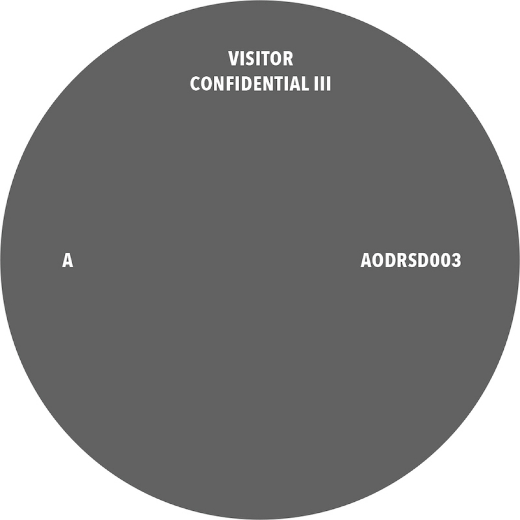 ( AODRSD 003 ) VISITOR - Confidential III ( 12" ) Art Of Dark