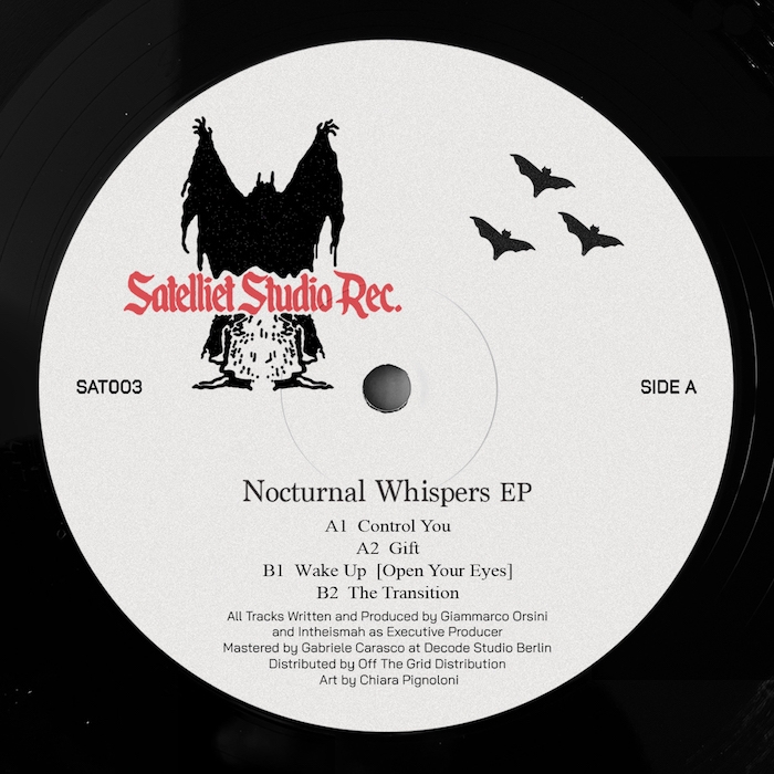 ( SAT 003 ) GIAMMARCO ORSINI & INTHEISMAH - Nocturnal Whispers EP ( 12" ) Satelliet Studio Recordings