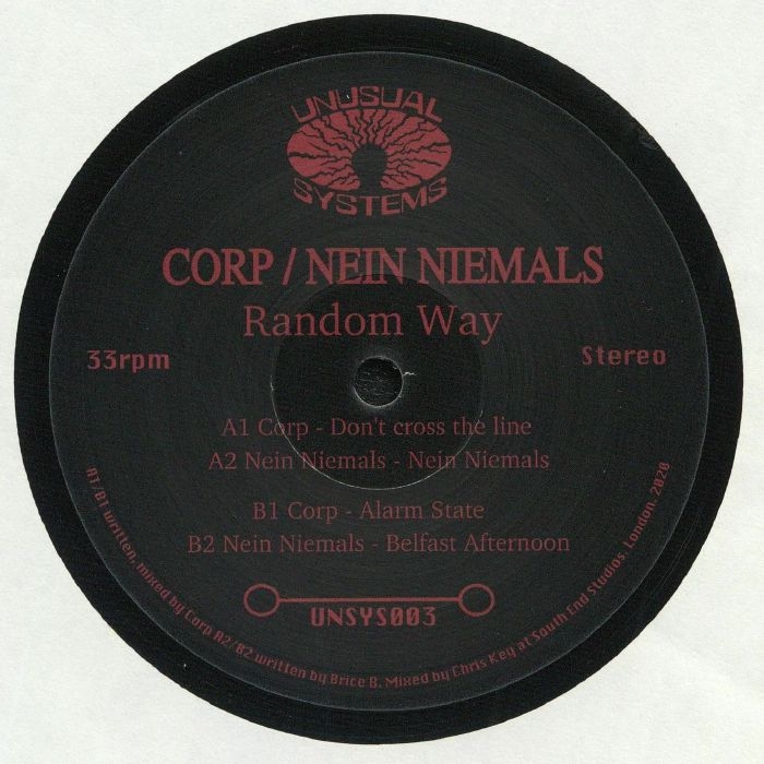 ( UNSYS 003 ) CORP / NEIN NIEMALS - Random Way (12") Unusual Systems