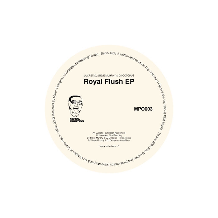 ( MPO 003 ) VARIOUS ARTISTS - Royal Flush EP ( 12" ) Metal Positision