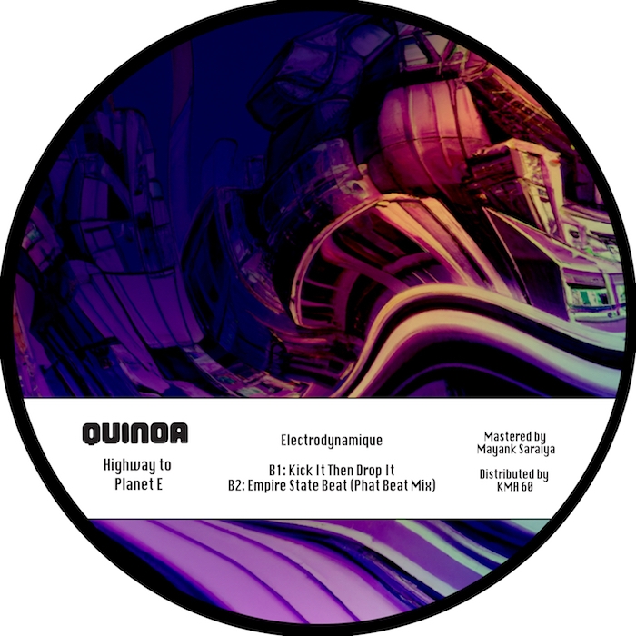 ( QUI 002 ) ELECTRODYNAMIQUE - Highway To Planet E ( 12" ) Quinoa Cuts