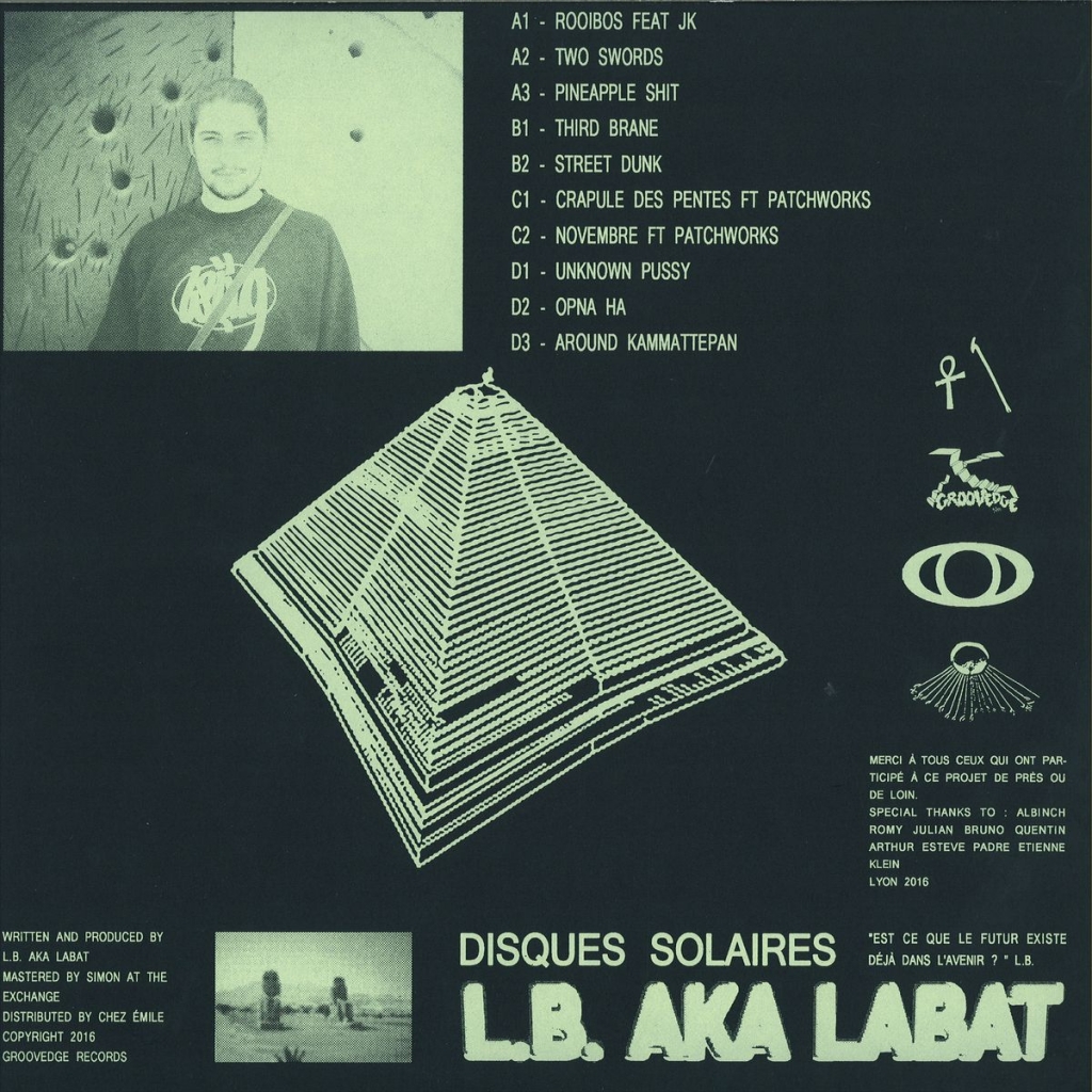 ( GRVDG 001 ) LB Aka Labat -:Disques Solaires 2x12" GROOVEDGE RECORDS