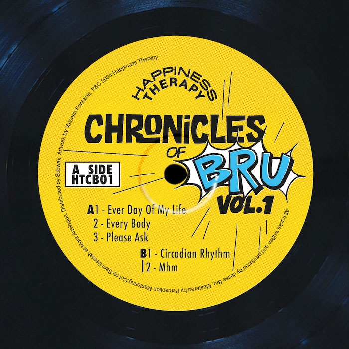 ( HTCB 01 ) JESSE BRU - Chronics Of Bru Vol.1 ( 12" ) Happiness Therapy