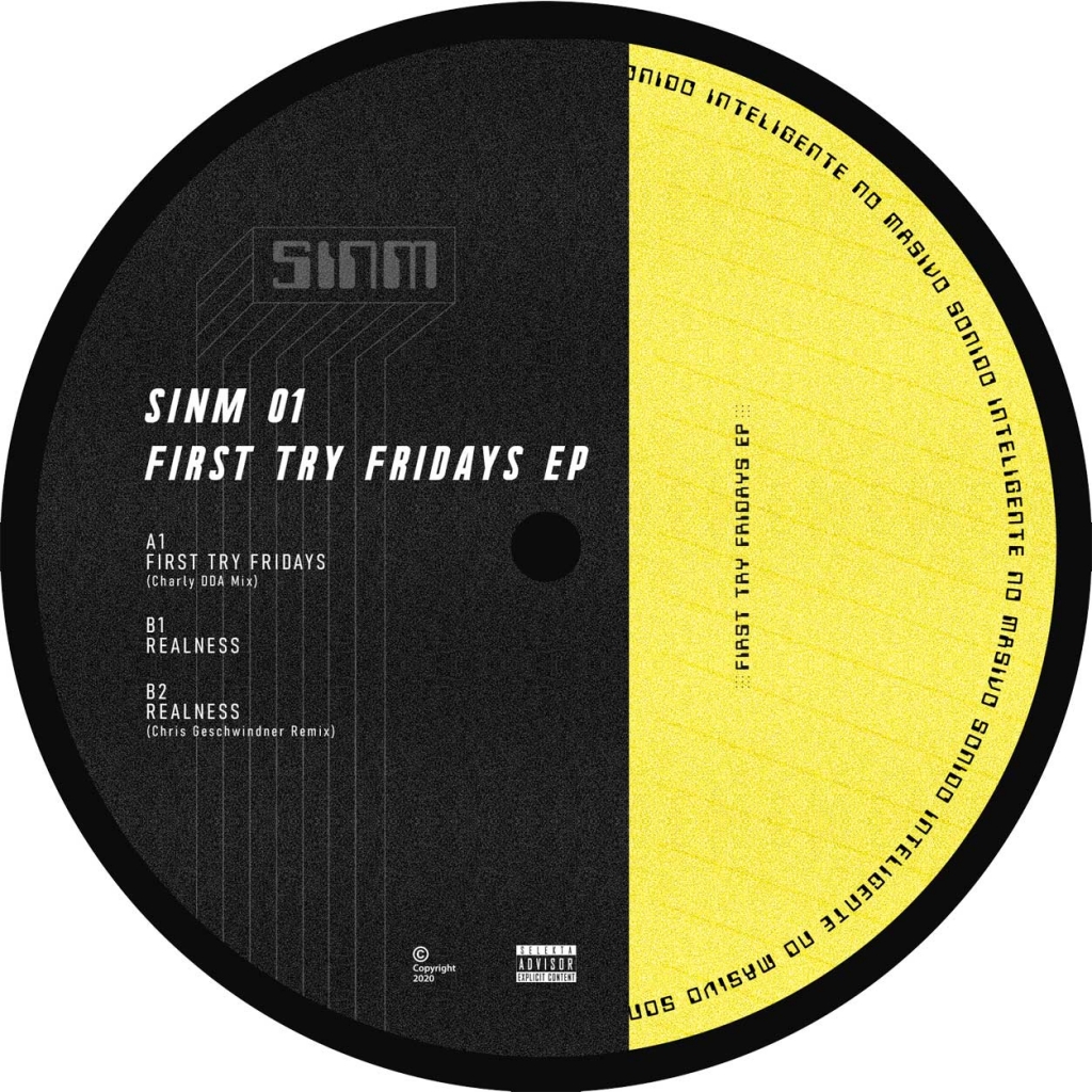 ( SINM 01 ) SINM - First Try Fridays EP (Incl. Chris Geschwindner Remix)  (12" Vinyl) SINM Music