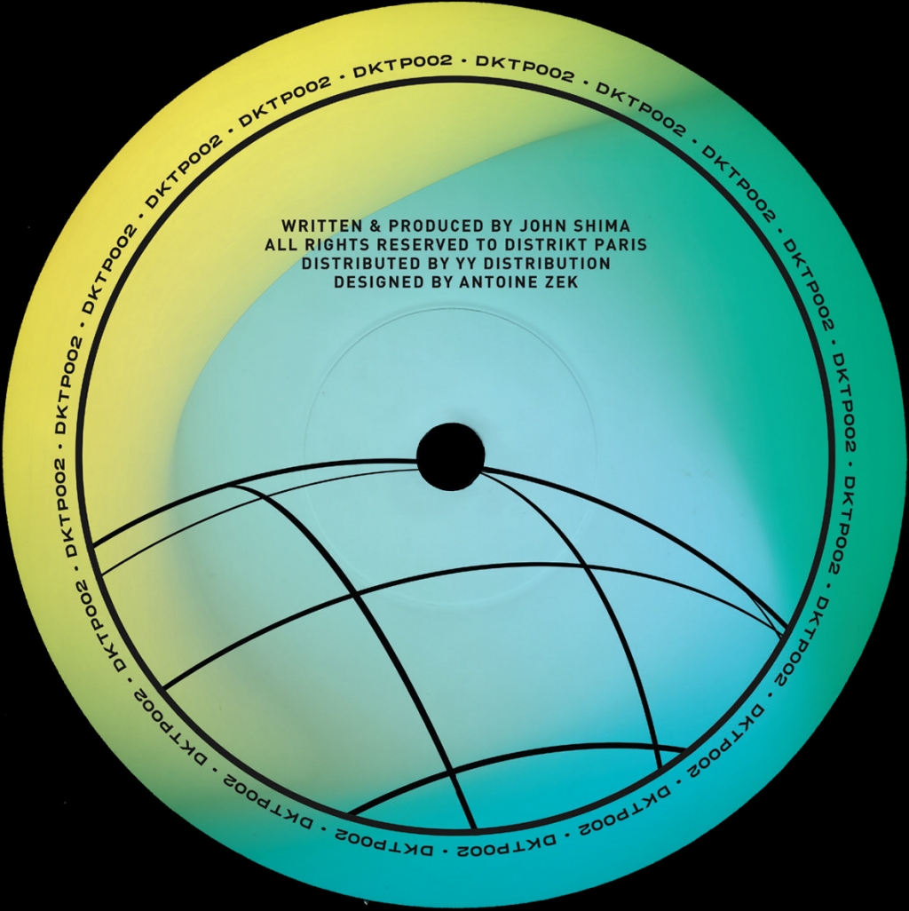 ( DKTP 002 ) JOHN SHIMA - Paris EP (12") Distrikt Paris