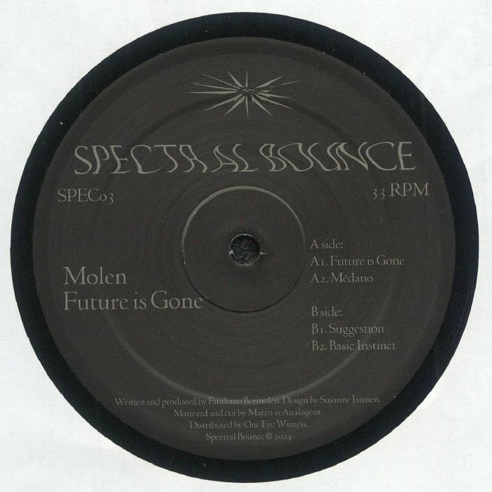 (  SPEC 03 ) MOLEN -  Future Is Gone (12") Special Bounce Netherlands