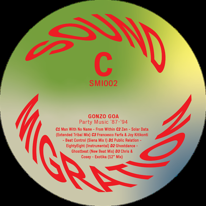 ( SMI 002 ) VARIOUS ARTISTS - Gonzo Goa - Party Music 87' - 94' ( 2X12" ) Sound Metaphors Records