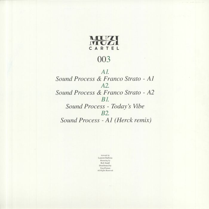 ( MUZI 003 ) SOUND PROCESS / FRANCO STRATO - Muzi Cartel 003 (12") Muzi Cartel