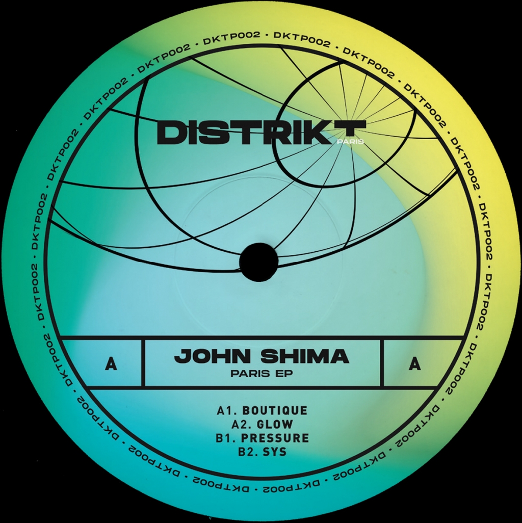 ( DKTP 002 ) JOHN SHIMA - Paris EP (12") Distrikt Paris