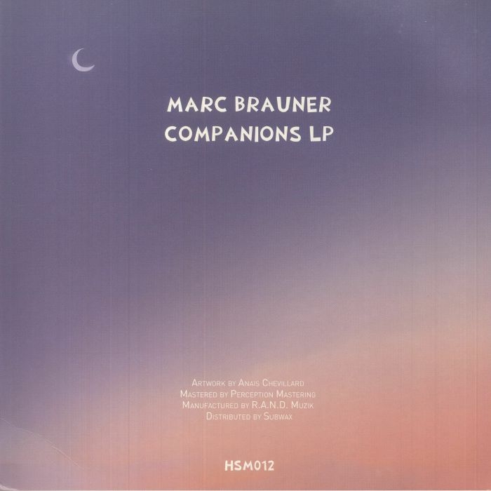 ( HSM 012 ) Marc BRAUNER - Companions (coloured vinyl 2xLP) Houseum