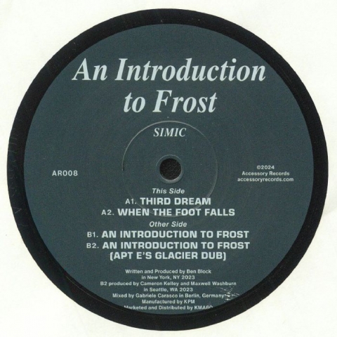 ( AR 008 ) SIMIC - An Introduction To Frost (12") Accessory US