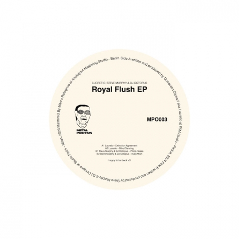 ( MPO 003 ) VARIOUS ARTISTS - Royal Flush EP ( 12" ) Metal Positision