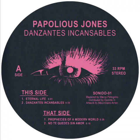 ( SONIDO-01 ) PAPOLIOUS JONES - Danzantes Incansables ( 12" ) Sonido Club