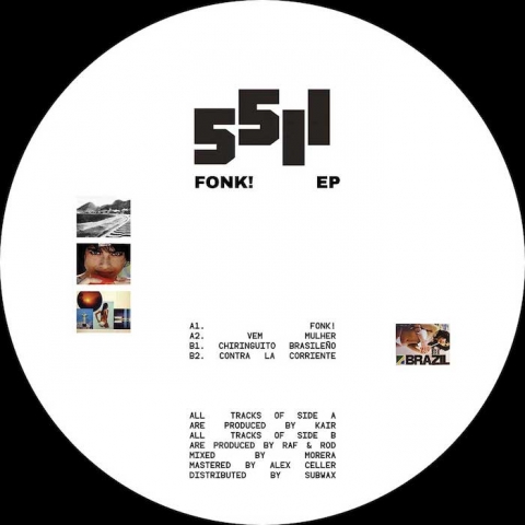 ( 5511-002 ) KAIR / RAF & ROD - Fonk! EP ( 12" ) 5511 Records