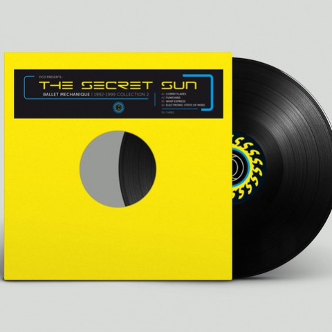 ( OCD.SS THREE REPRESS 2020) BALLET MECHANIQUE - OCD Presents The Secret Sun: Ballet Mechanique 1992-1999 Collection Vol 2 (Black vinyl 12") Open Channel For Dreamers