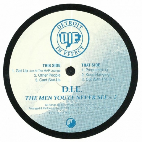 ( CWCS 010 ) DIE - The Men You'll Never See Part 2 (12") Clone West Coast Series Holland