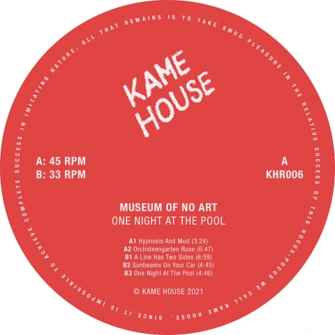 ( KHR 06 ) MUSEUM OF NOhttps://www.viniil.com/admin/contenuto/edit/5/3721/1# ART - One Light At The Pool ( vinyl 12" )  Kame House Records