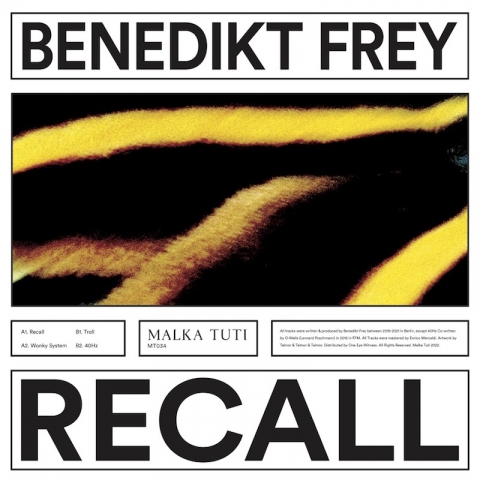 ( MT 0034 ) BENEDIKT FREY - Recall ( 12" ) Malka Tuti